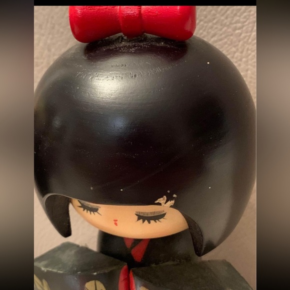 Vintage Hand Crafted Japanese Wooden Doll - Picture 7 of 7